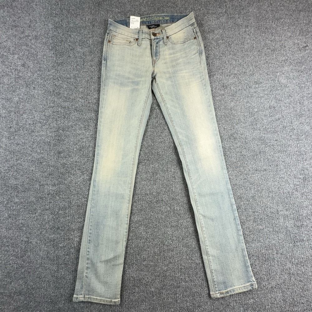 Y2K Levi's Straight 424 Jeans Juniors 26 Light Wash Blue Regular Fit Stretch